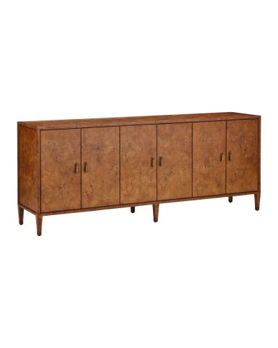 Mahogany Burl Veneer Buffet