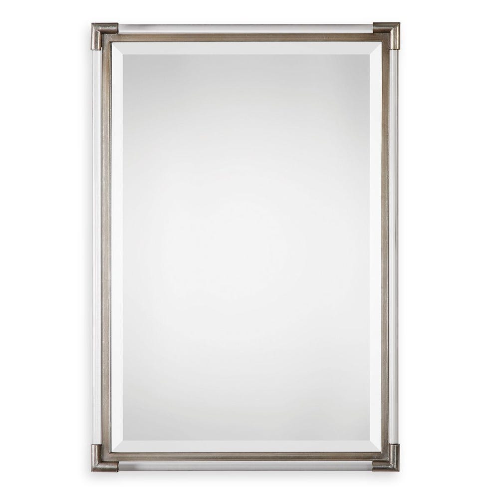 Mack Acrylic Rod and Silver Leaf Mirror