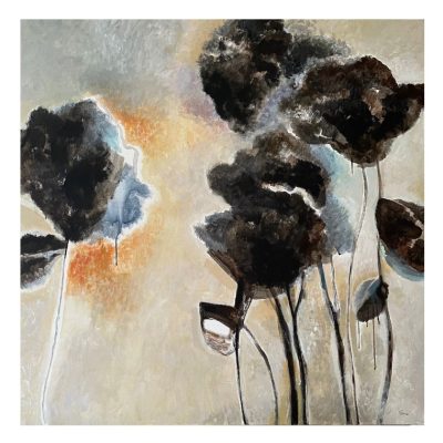 Black Poppies Original Art