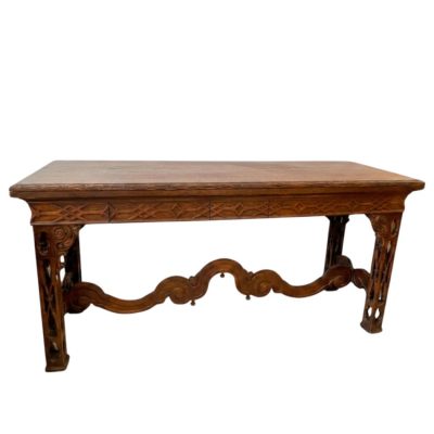 Vintage Chippendale Style Console