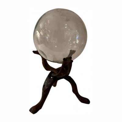 Vintage Dogs Holding Glass Ball