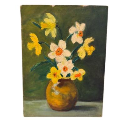 Vintage Daffodils Original Art