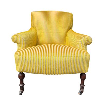 Antique Napoleon Style Sitting Arm Chair