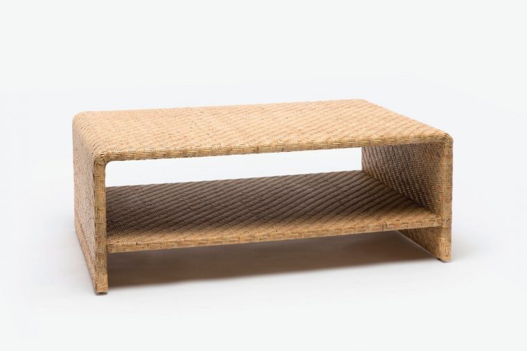 Woven Rattan Coffee Table