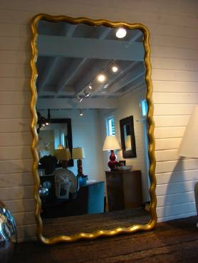 Large Scalloped Mirror - Image 5
